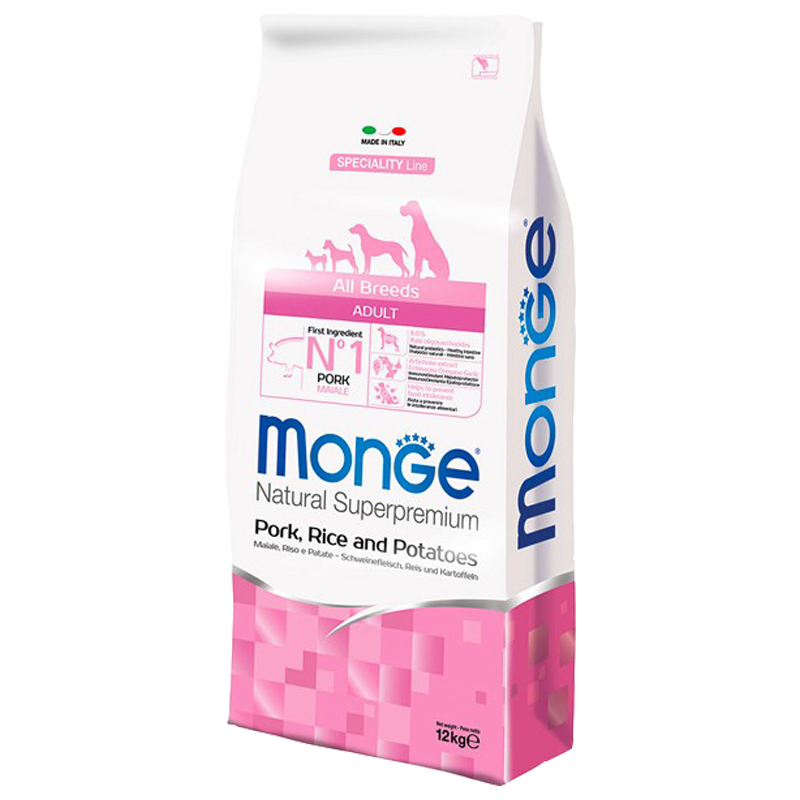 CANE MONGE ALLBREED 12KG MAIALE RISO PATATE