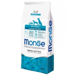 CANE MONGE HYPOALLERGENIC 12KG SALMONE E TONNO