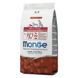 CANE MONGE PUPPY 2.5KG MINI AGNELLO E RISO