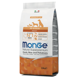 CANE MONGE ALLBREED 2.5KG ANATRA RISO E PATATE