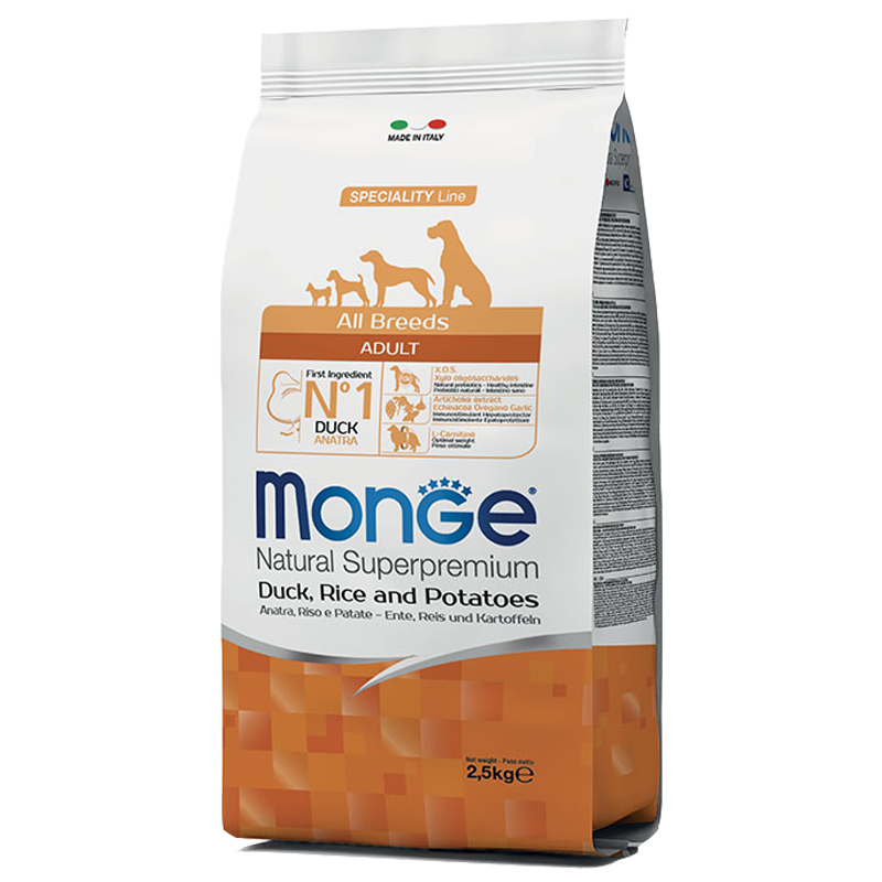 CANE MONGE ALLBREED 2.5KG ANATRA RISO E PATATE