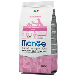 CANE MONGE ALLBREED 2.5KG MAIALE RISO E PATATE