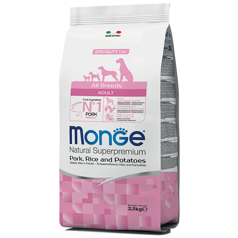 CANE MONGE ALLBREED 2.5KG MAIALE RISO E PATATE