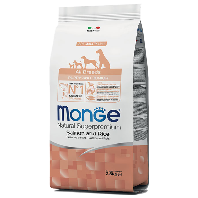 CANE MONGE ALLBREED PUPPY 2.5KG SALMONE RISO