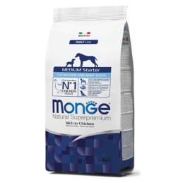 CANE MONGE STARTER 1.5KG MEDIUM POLLO