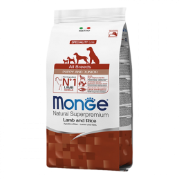 CANE MONGE PUPPY 800GR AGNELLO E RISO