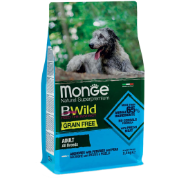 CANE MONGE BWILD G.FREE 12KG ACCIUGHE PATATE PISELLI