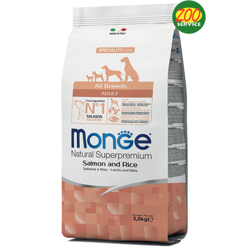 CANE MONGE ALLBREED ADULT 2.5KG SALMONE RISO