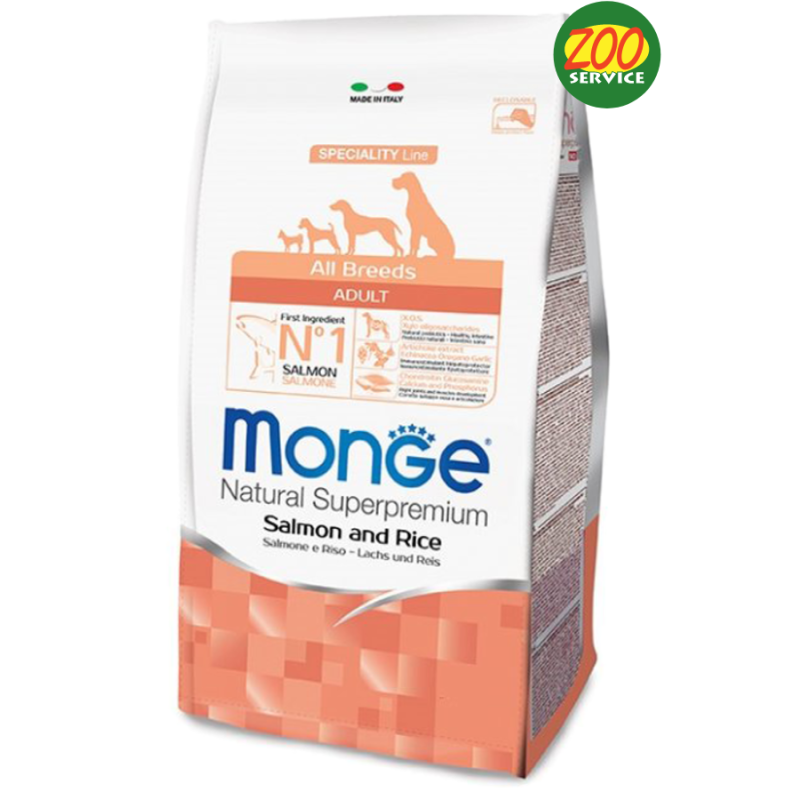 CANE MONGE ALLBREED 12KG SALMONE E RISO