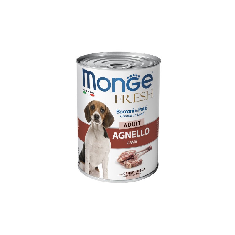 CANE MONGE FRESH 400GR AGNELLO