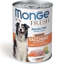 CANE MONGE FRESH 400GR SENIOR TACCHINO