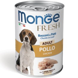 CANE MONGE FRESH 400GR POLLO