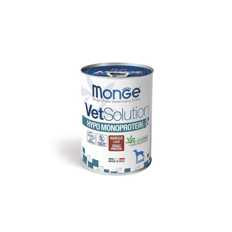 CANE MONGE VETSOLUTION HYPO 400GR AGNELLO