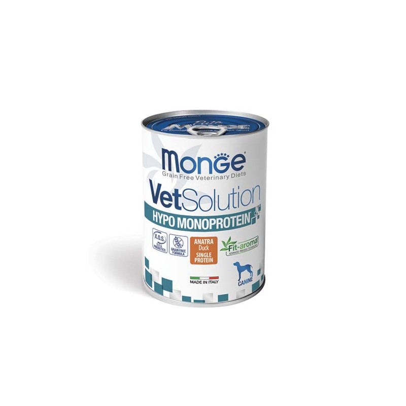 CANE MONGE VETSOLUTION HYPO 400GR ANATRA