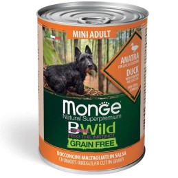 CANE MONGE BWILD G.FREE 400GR MINI ANATRA/ZUCCA/ZUCCH.LATT