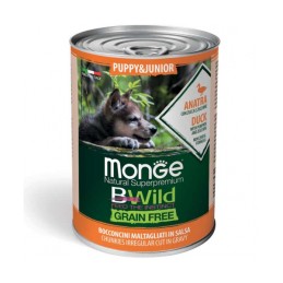 CANE MONGE BWILD G.FREE JUNIOR 400GR ANA/ZUCCA/ZUCCH.LATT