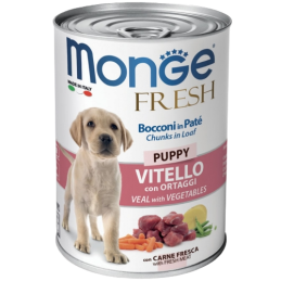 CANE MONGE FRESH 400GR PUPPY VITELLO