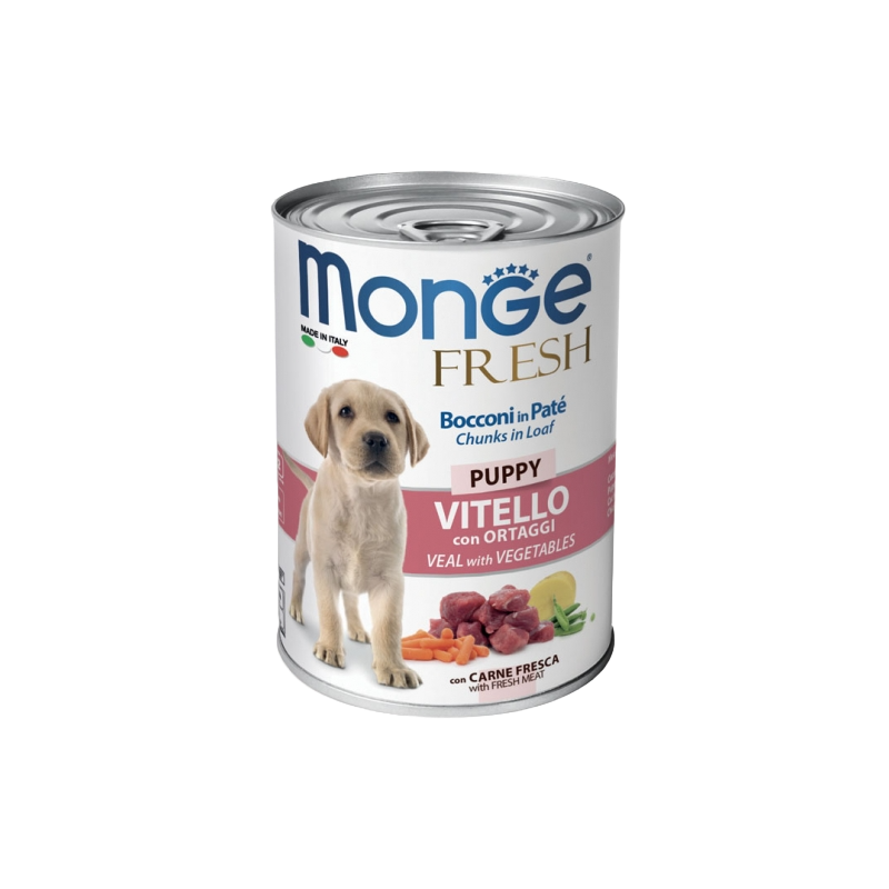 CANE MONGE FRESH 400GR PUPPY VITELLO