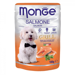 CANE MONGE GRILL 100GR BUSTA SALMONE