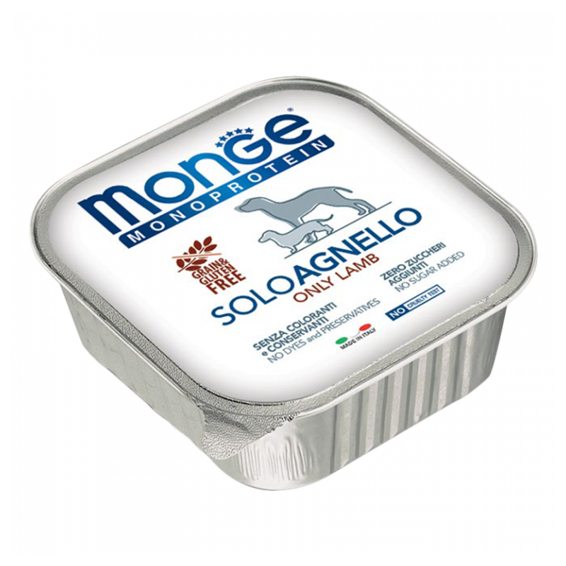 CANE MONGE SOLO 150GR AGNELLO