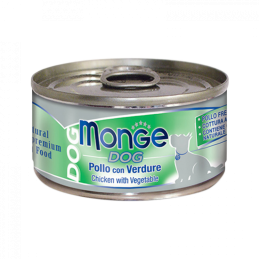 CANE MONGE NATURAL 95GR POLLO E VERDURE