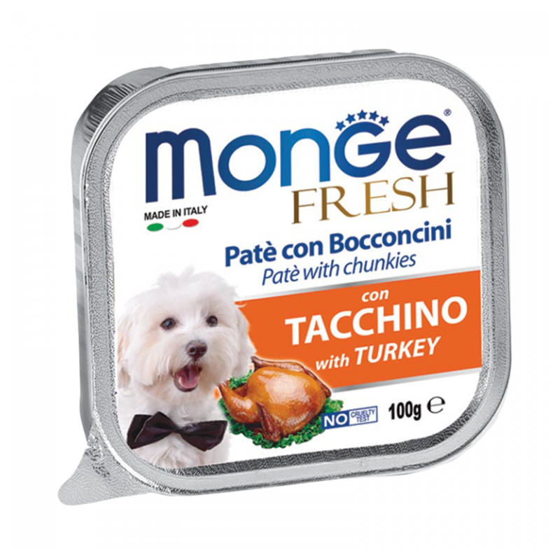 CANE MONGE FRESH 100GR TACCHINO