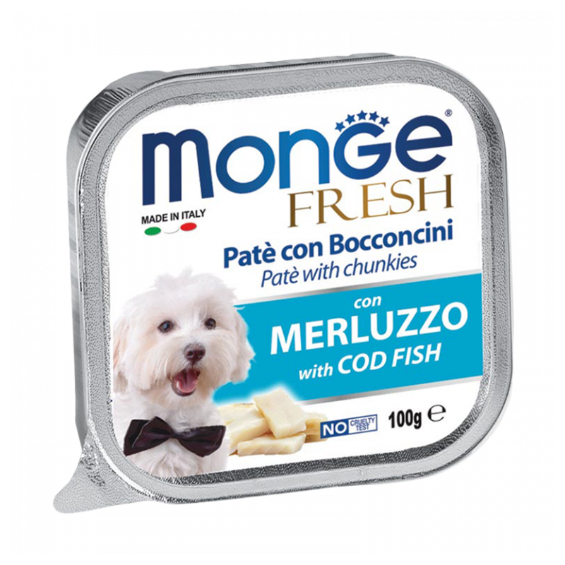 CANE MONGE FRESH 100GR MERLUZZO