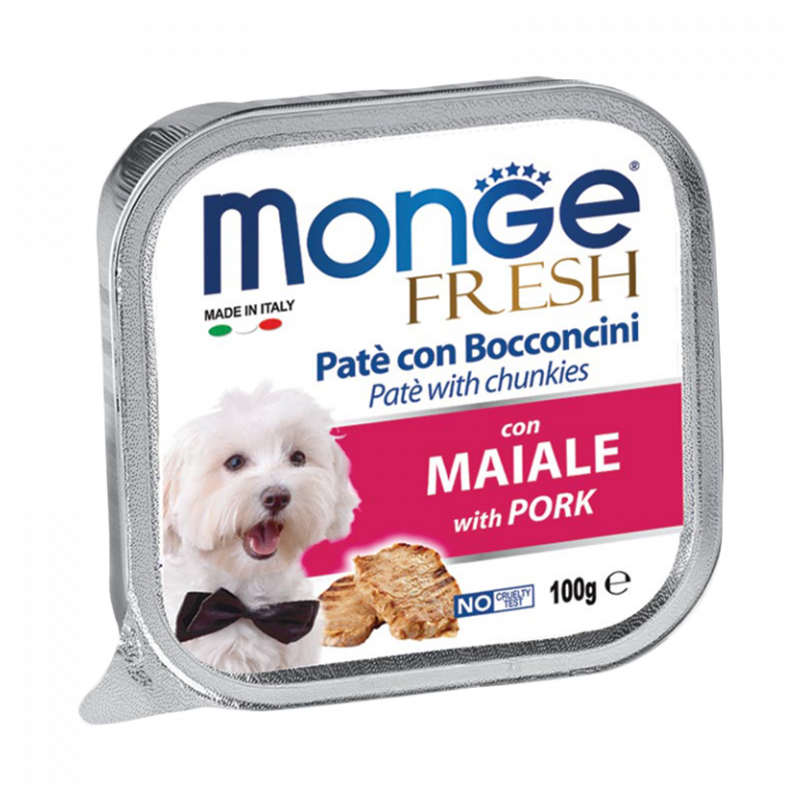 CANE MONGE FRESH 100GR MAIALE