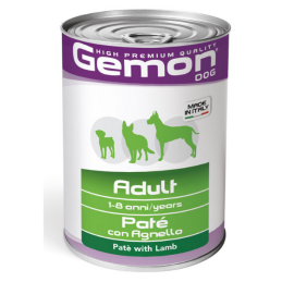 CANE GEMON PATE 400GR AGNELLO LATT