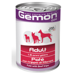 CANE GEMON PATE 400GR TRIPPA MANZO LATT