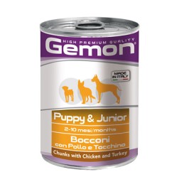 CANE GEMON BOCCONI 400GR JUNIOR POLLO TACCHINO LATT