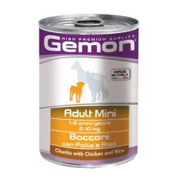 CANE GEMON BOCCONI 400GR MINI POLLO LATT