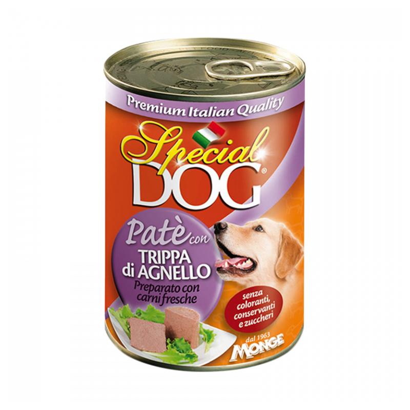 CANE SPECIALDOG PATE 400GR TRIPPA AGNELLO