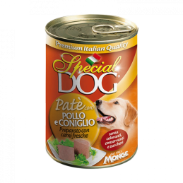 CANE SPECIALDOG PATE 400GR POLLO CONIGLIO