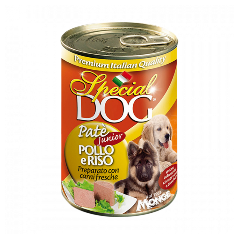 CANE SPECIALDOG PATE 400GR JUNIOR POLLO RISO