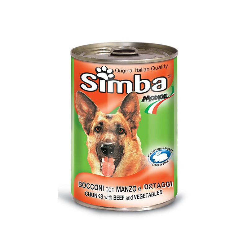 CANE SIMBA 1.23KG MANZO VERDURE