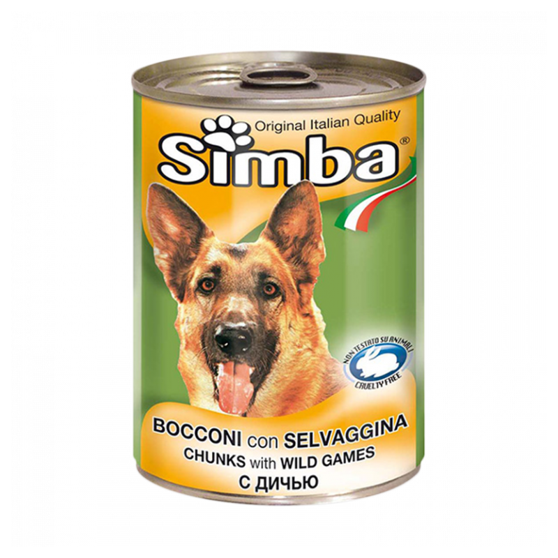 CANE SIMBA 415GR BOCCONI SELVAGGINA