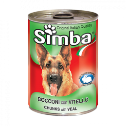 CANE SIMBA 415GR BOCCONI MANZO