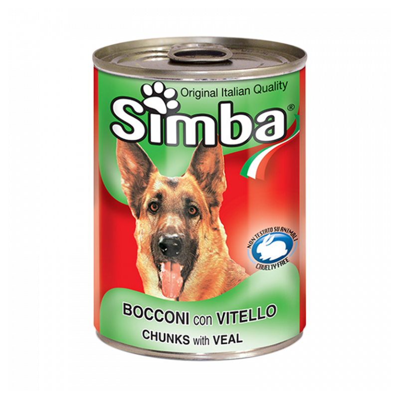 CANE SIMBA 415GR BOCCONI MANZO