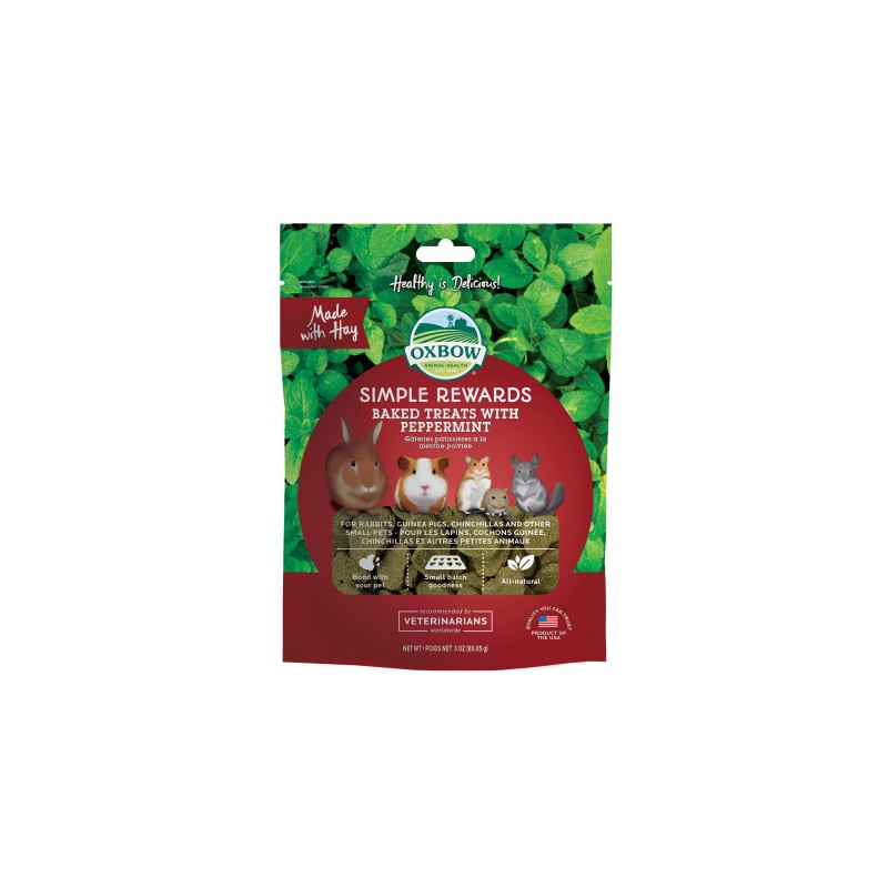 SNACK RODITORI OXBOW SIMPLE REWARDS PEPPERMINT