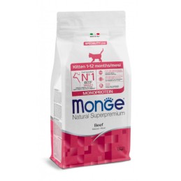 GATTO MONGE KITTEN 1.5KG MANZO