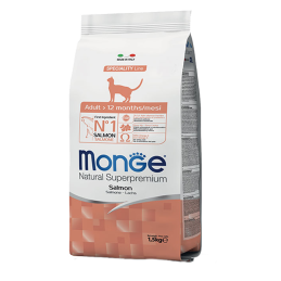 GATTO MONGE ADULT 1.5KG SALMONE