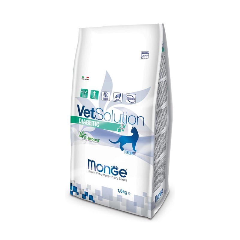 GATTO MONGE VETSOLUTION DIABETIC 1.5KG