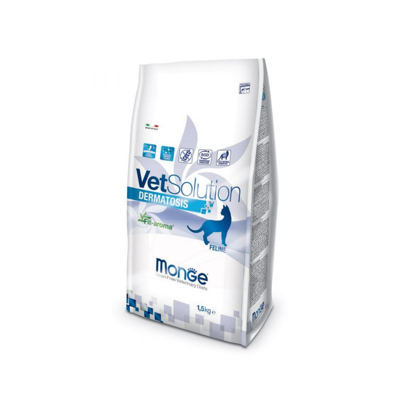 GATTO MONGE VETSOLUTION DERMATOSIS 1.5KG