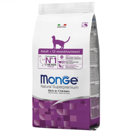 GATTO MONGE ADULT 10KG POLLO