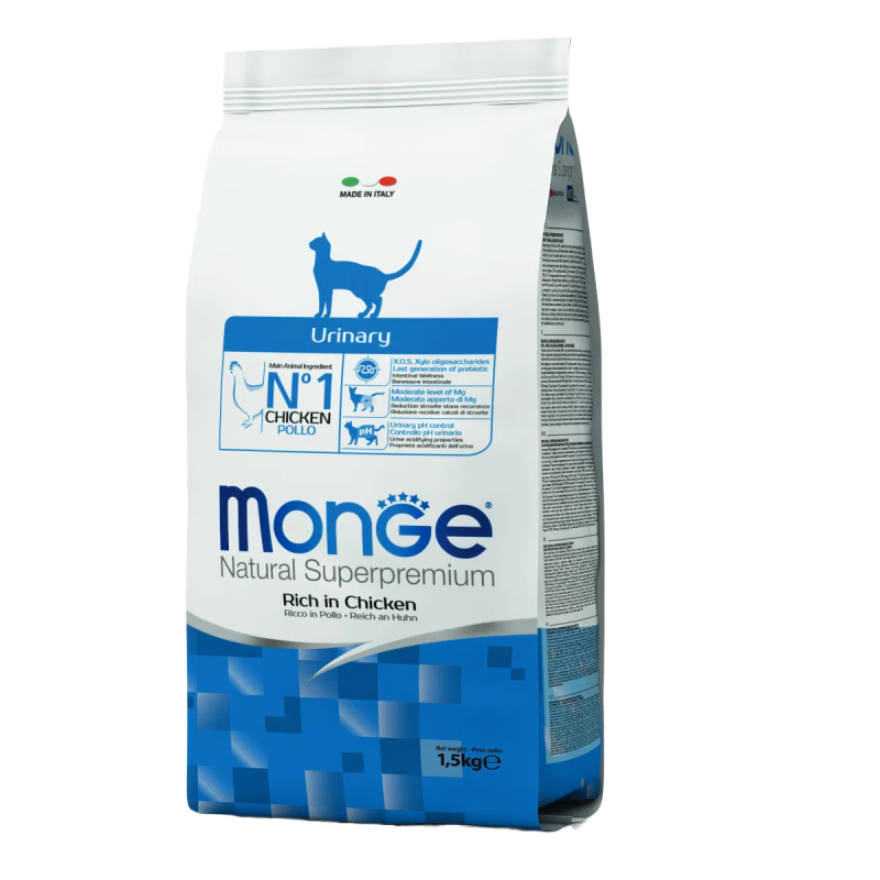 GATTO MONGE URINARY 1.5KG POLLO