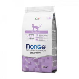 GATTO MONGE STERILIZED 1.5KG POLLO