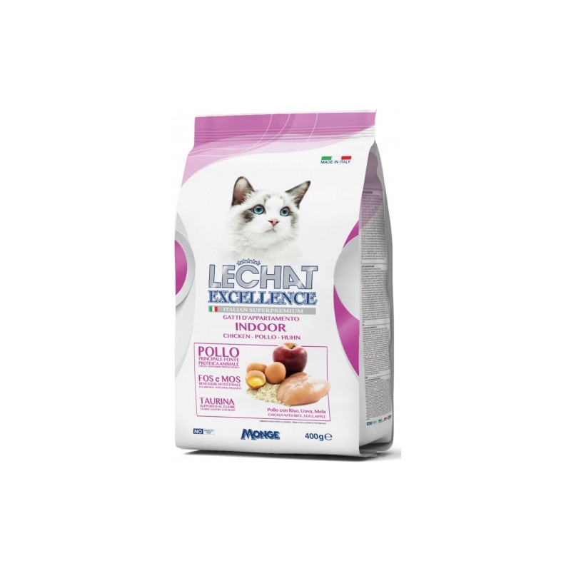 GATTO LECHAT INDOOR 400GR EXCELLENCE FRUTTA POLLO