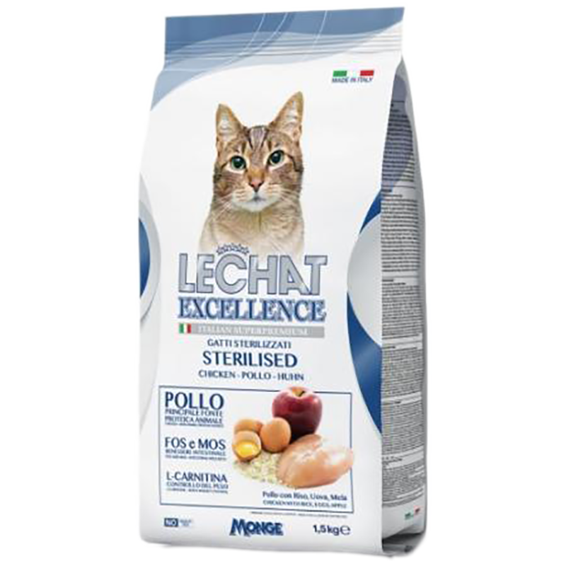 GATTO LECHAT STERILISED 400GR EXCELLENCE FRUTTA POLLO