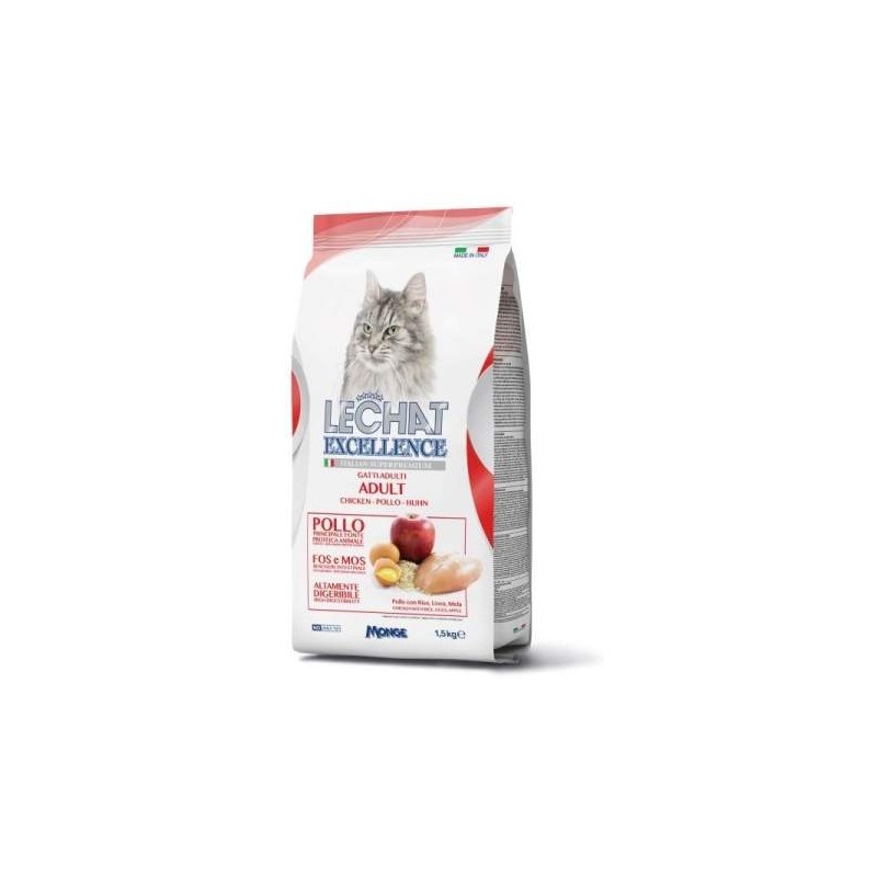 GATTO LECHAT ADULT 1.5KG EXCELLENCE FRUTTA SALMONE